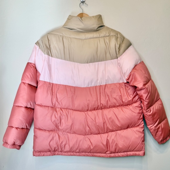 Columbia | NWT Puffect Color Blocked Jacket Vegan Friendly Soft Winter Coat - Picture 4 of 15